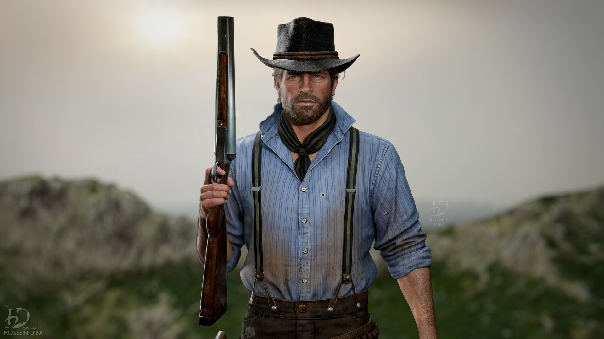 Red Dead Redemption 2 Arthur Morgan Hyper Detailed Focused · Creative  Fabrica