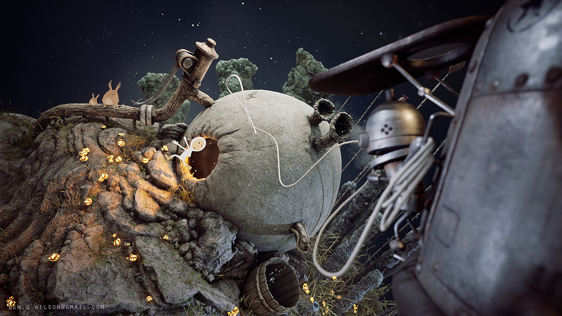 Samorost meets Machinarium: Breakdown