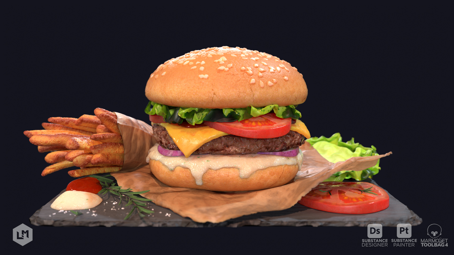 substance painter food