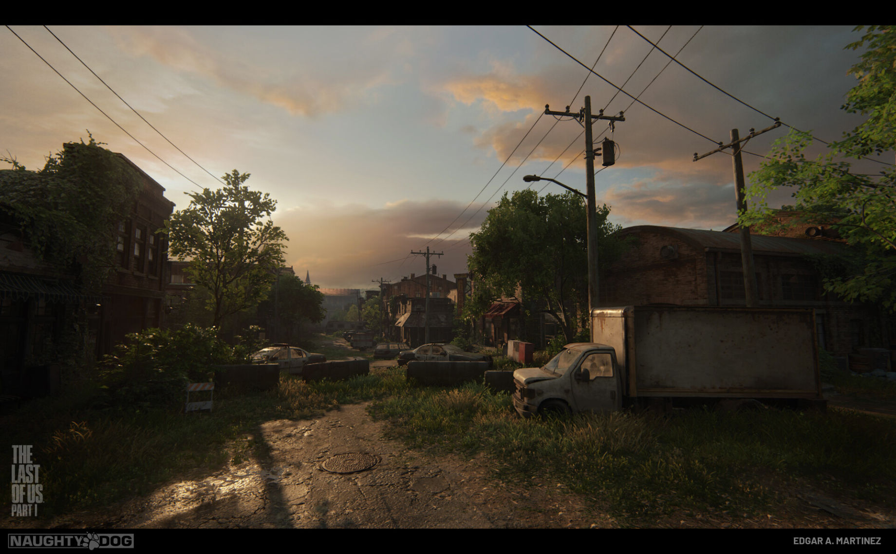 Background wallpaper of the last of us scenery