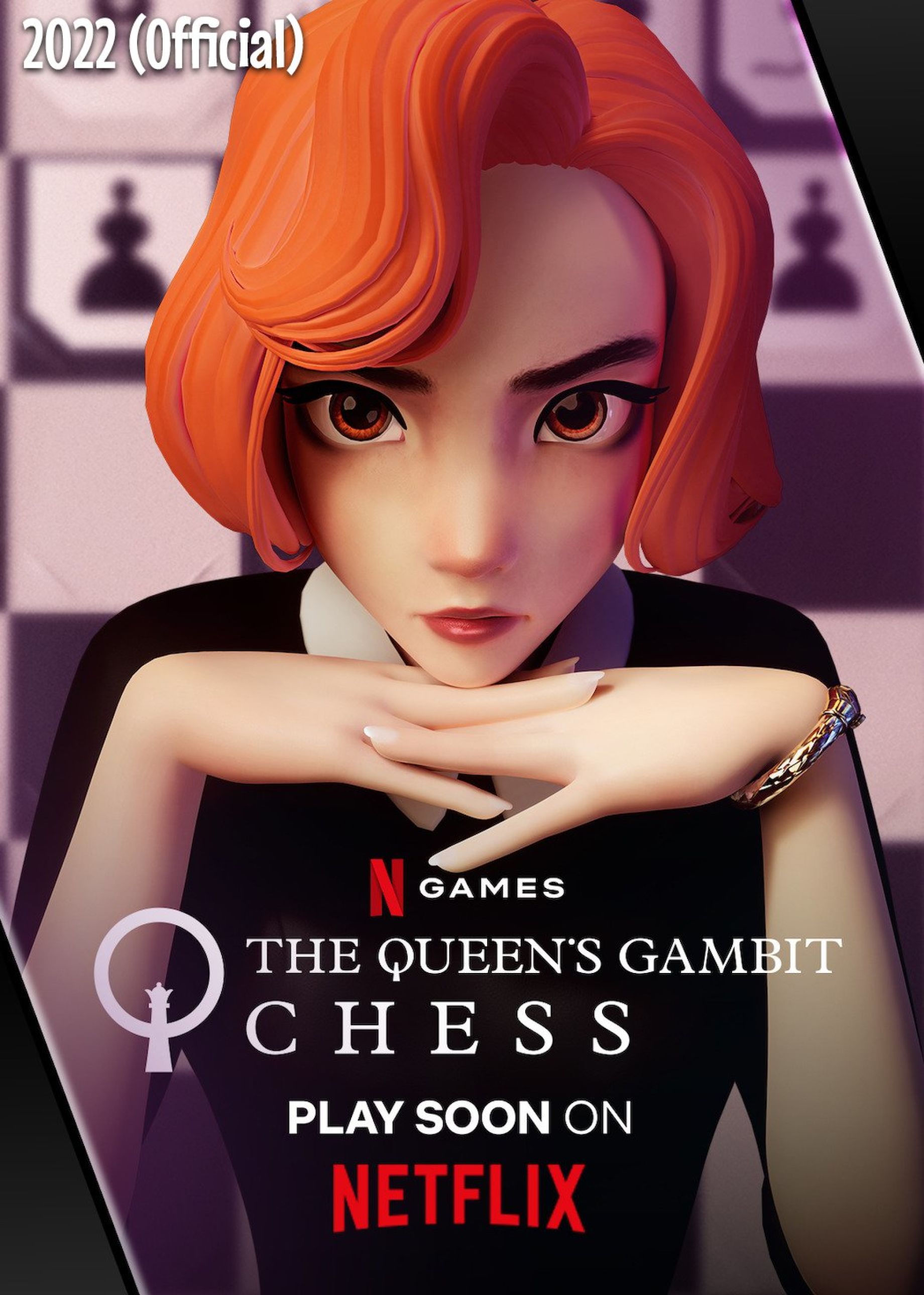 The Queen's Gambit [Original] (1660x3086) : r/Animewallpaper