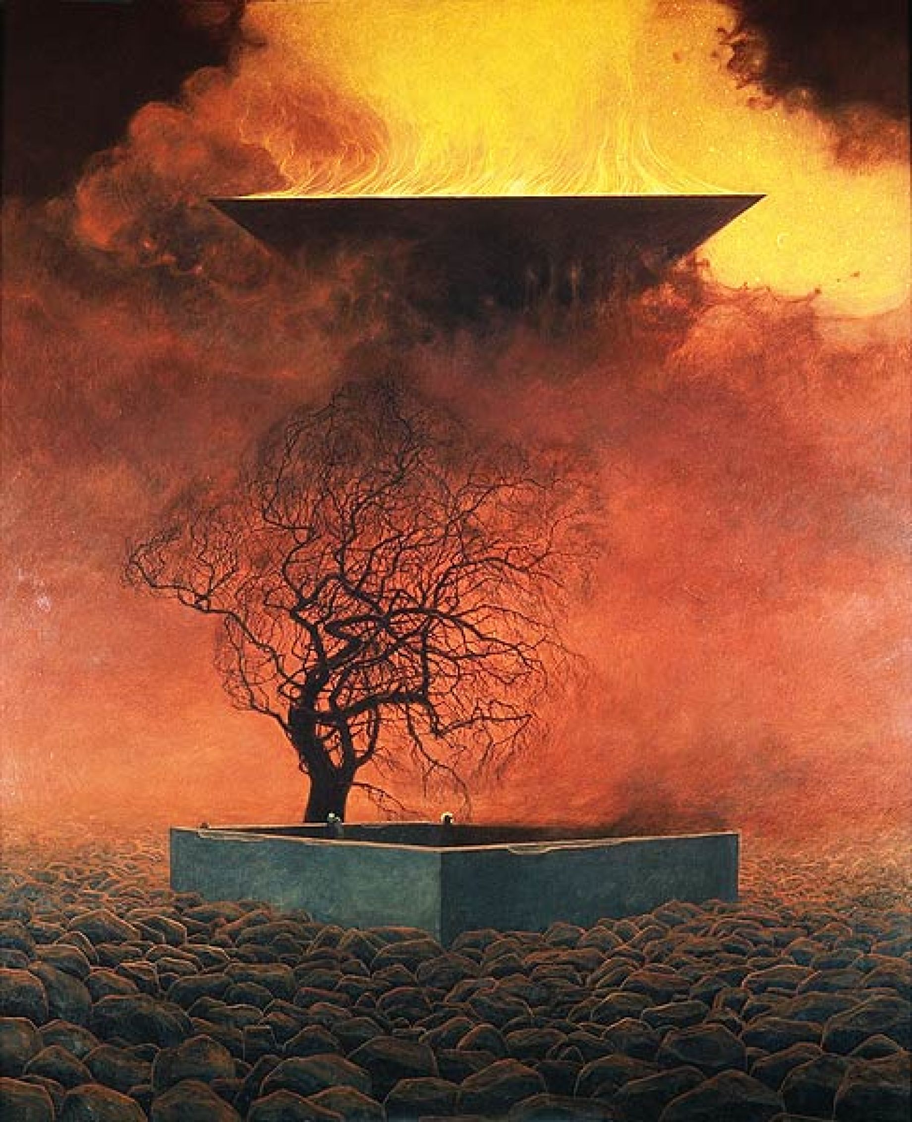 Zdzisław Beksiński Dystopian Dark Surrealism – Dark Art and Craft