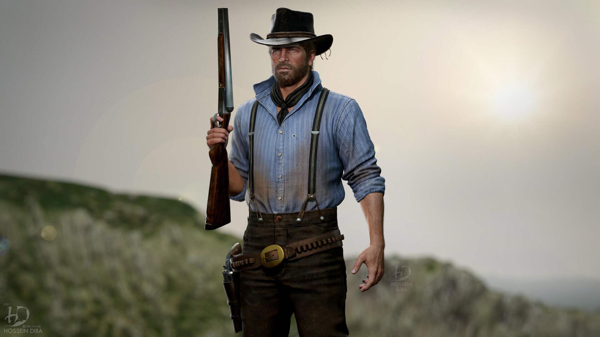 Red Dead Redemption 2 Arthur Morgan Hyper Detailed Focused · Creative  Fabrica