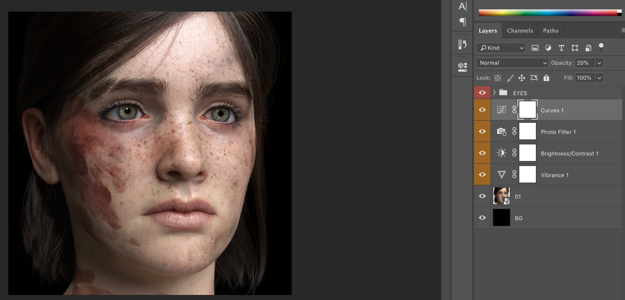 ArtStation - Ellie, The Last of Us Part II, Massimiliano Bianchini