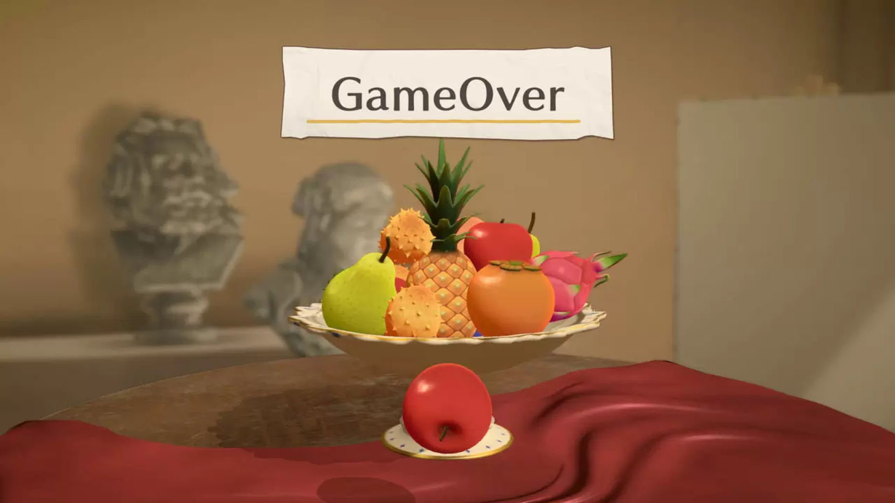 A 3D Puzzle Game Where You Merge Small Fruits Into Big Ones