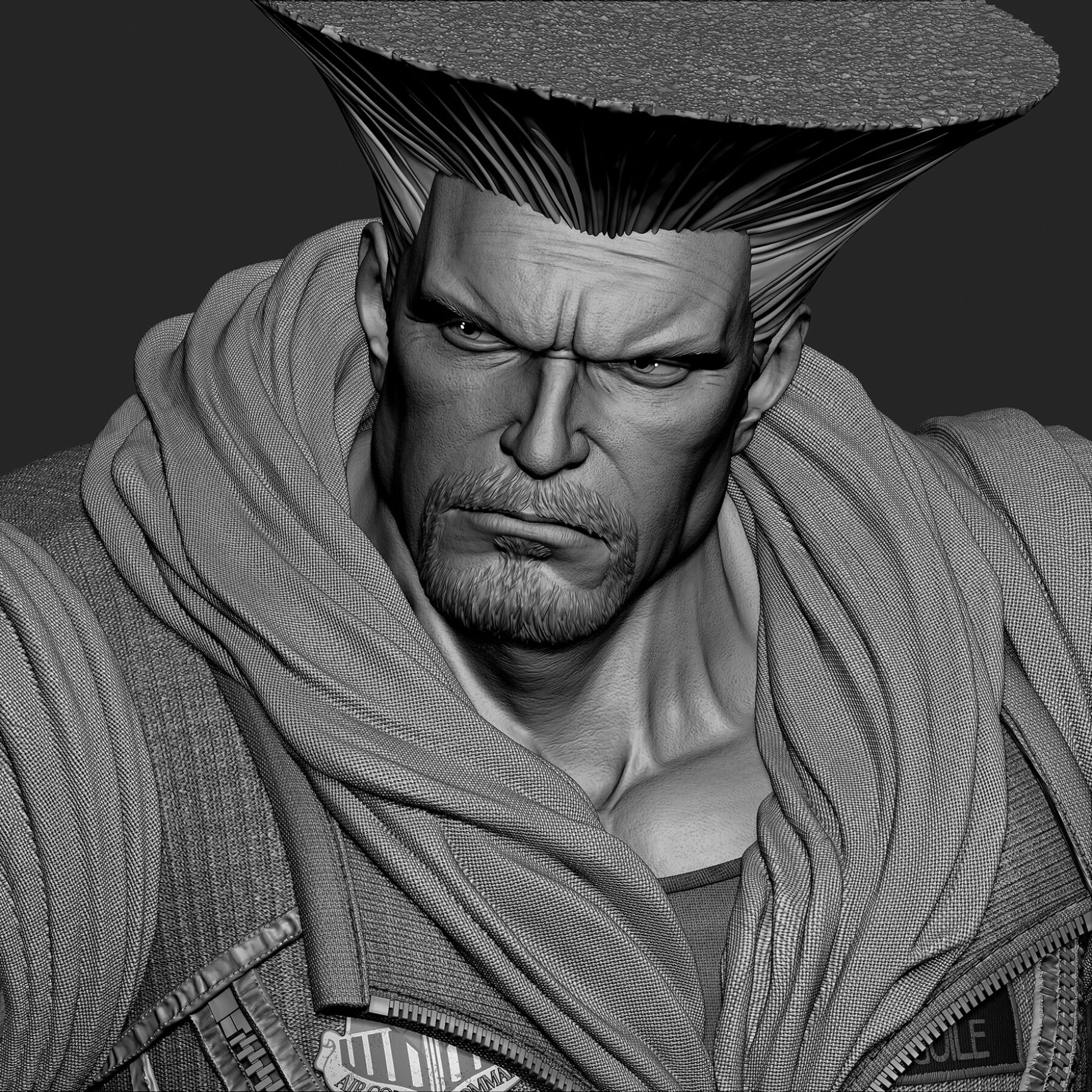 Street fighter - Guile 3D print model