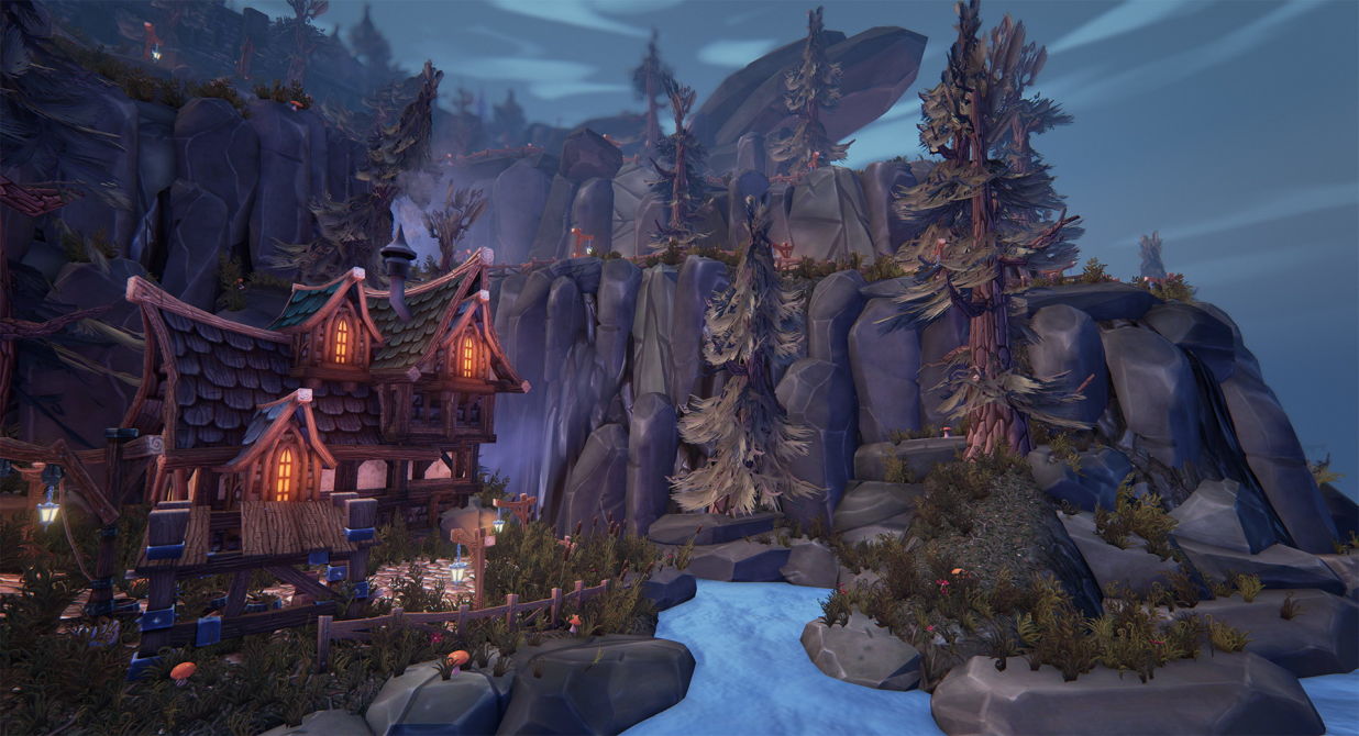 Riverfall: How to Build a Fantasy Environment in 3D?