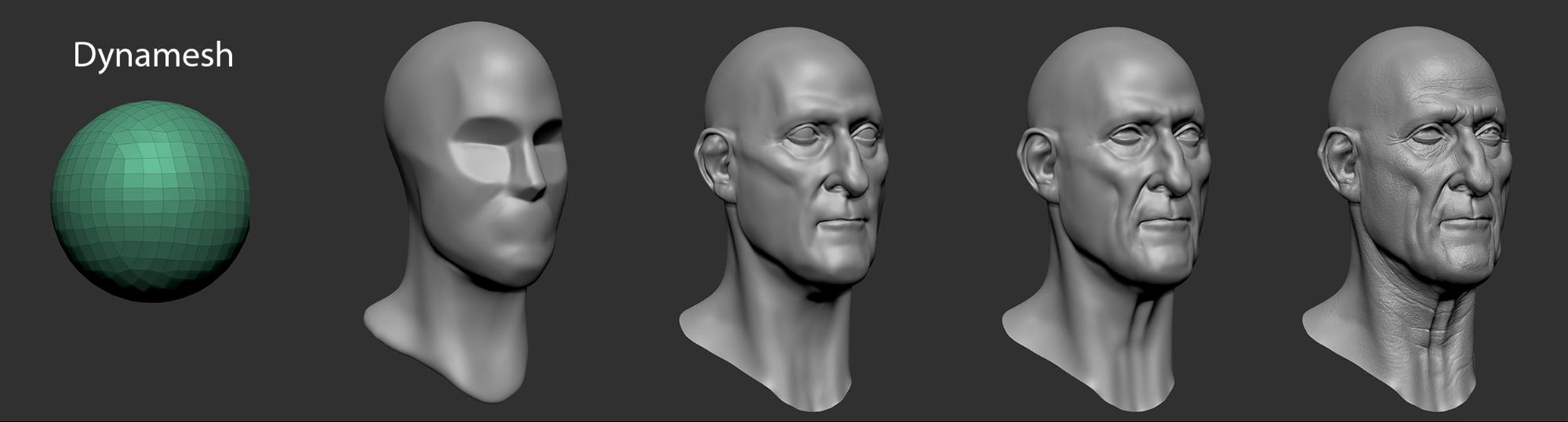 Realistic Facial Features in 3D Character Sculpts