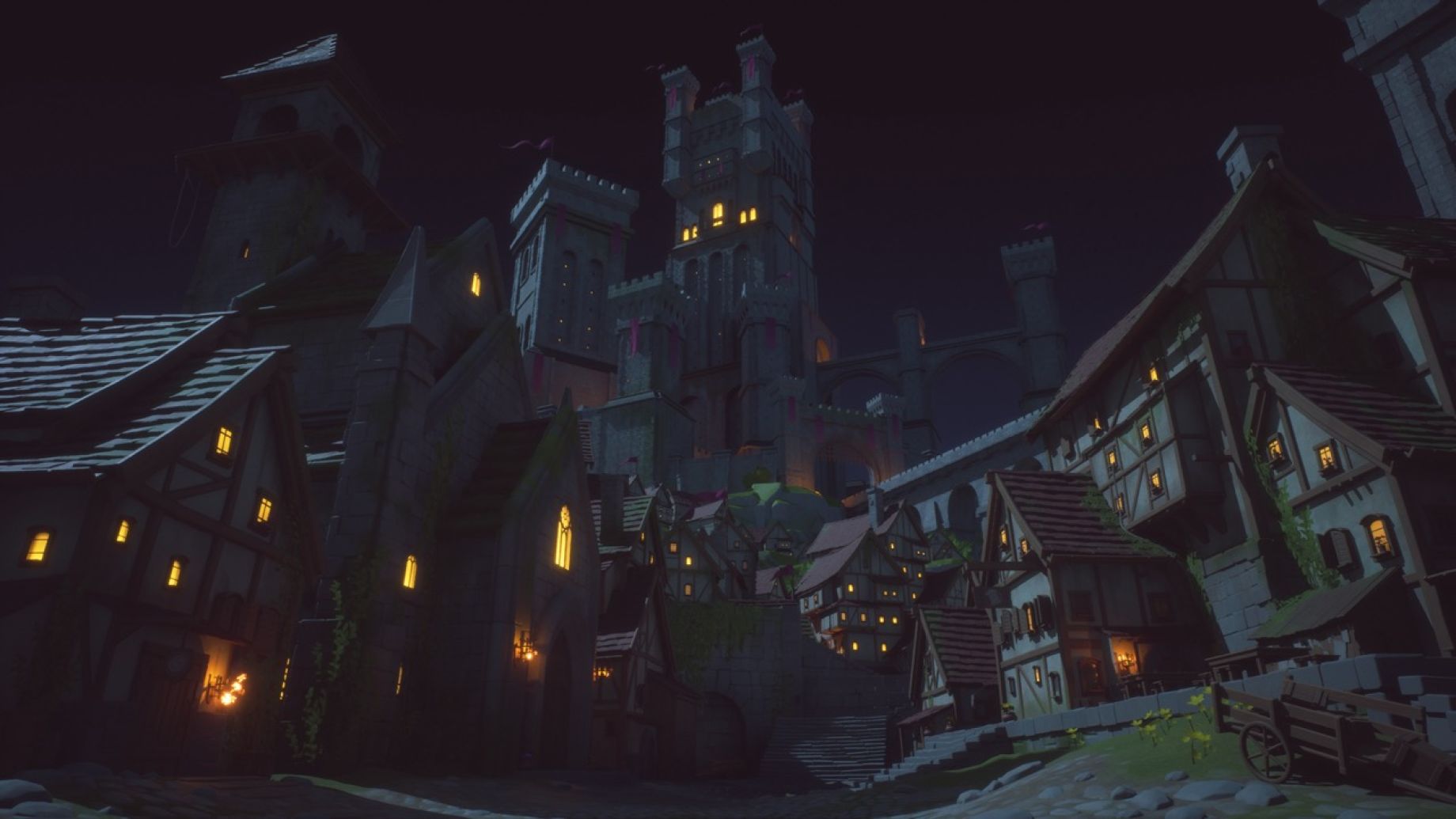 Making Stylized Fantasy Town in Blender, Substance 3D & Unreal Engine