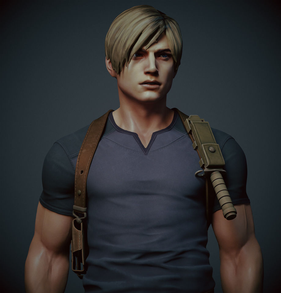 Leon S. Kennedy 3D Speedsculpt With ZBrush & Marmoset Toolbag