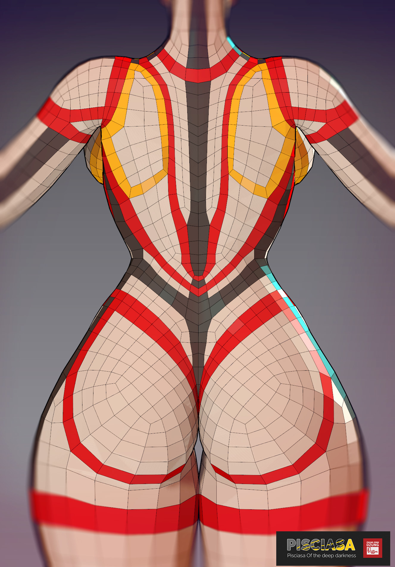 Female Base Mesh for Stylized Characters