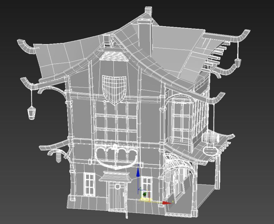 3D场景制作教程：Snowed Inn