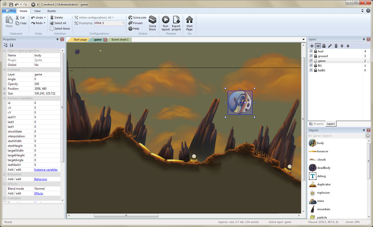 construct 2 for mac