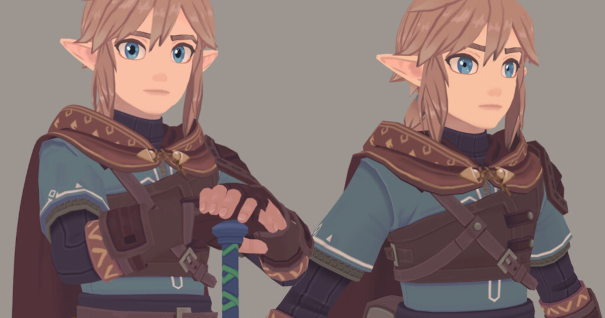 A Free Rigged Link Model