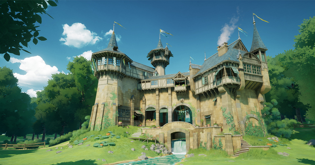 ArtStation - Castle In The Clouds - UE4 Stylized Environment & Technical Art