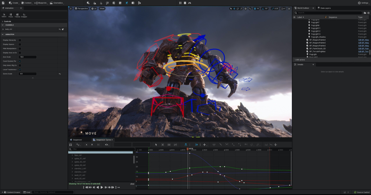 Control Rig Full-Body IK in Unreal Engine