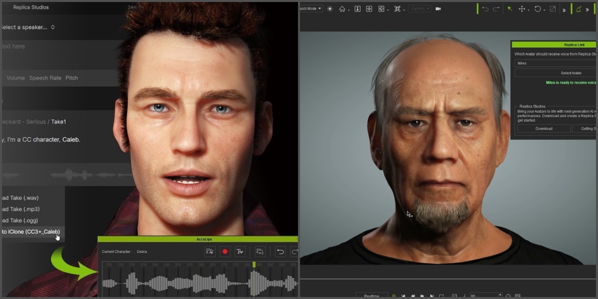 Reallusion Releases AI Voice Actors Plugin for iClone