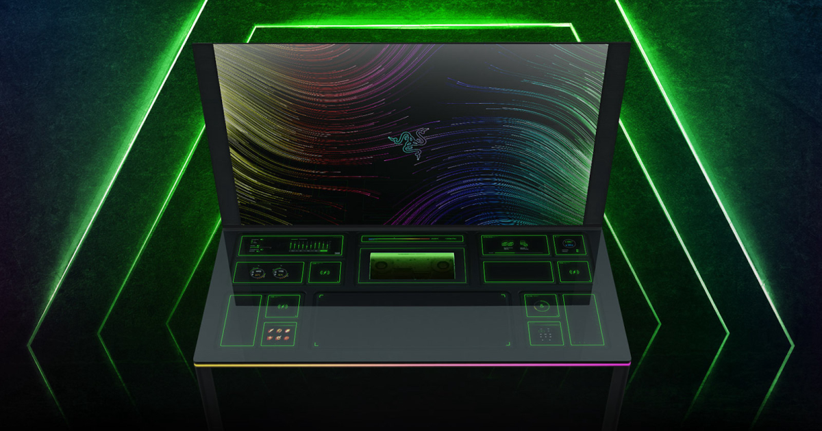 Razer Announced the First Modular Gaming Desk Concept