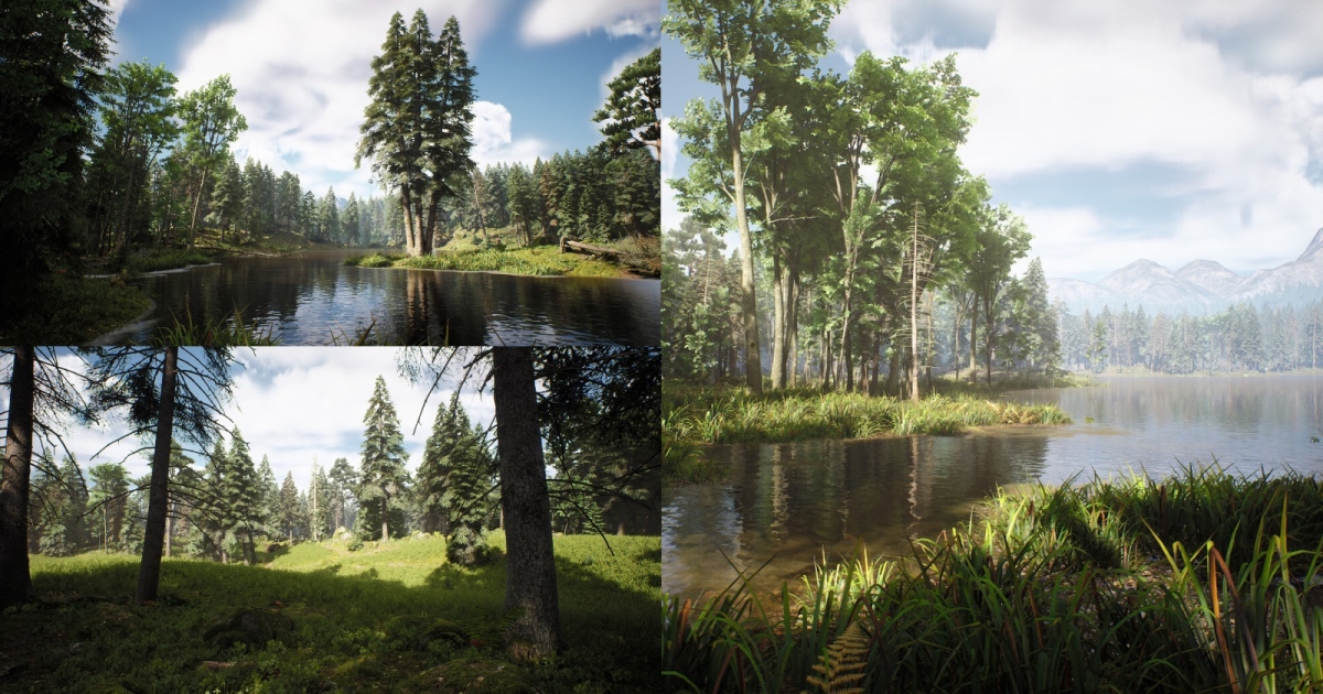 A Nordic Biome Made Using Photogrammetry & Unreal Engine