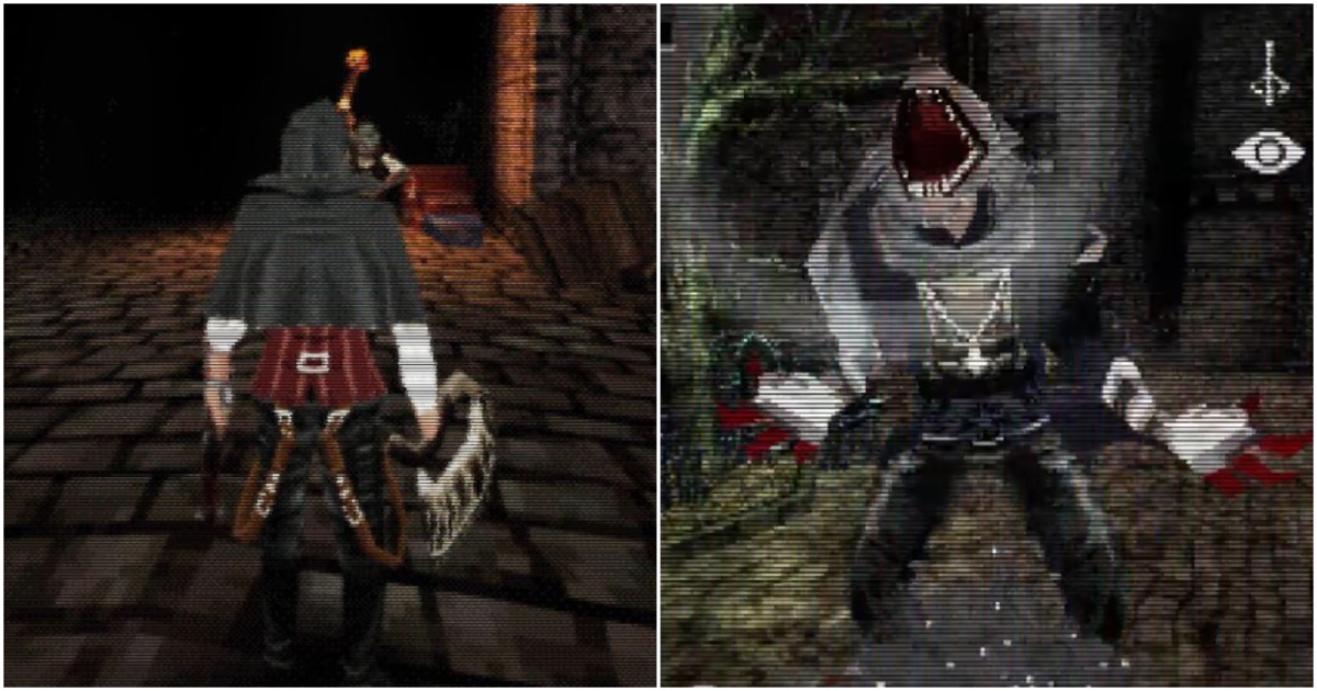 Bloodborne' PS1 demake shows off grizzly Father Gascoigne fight