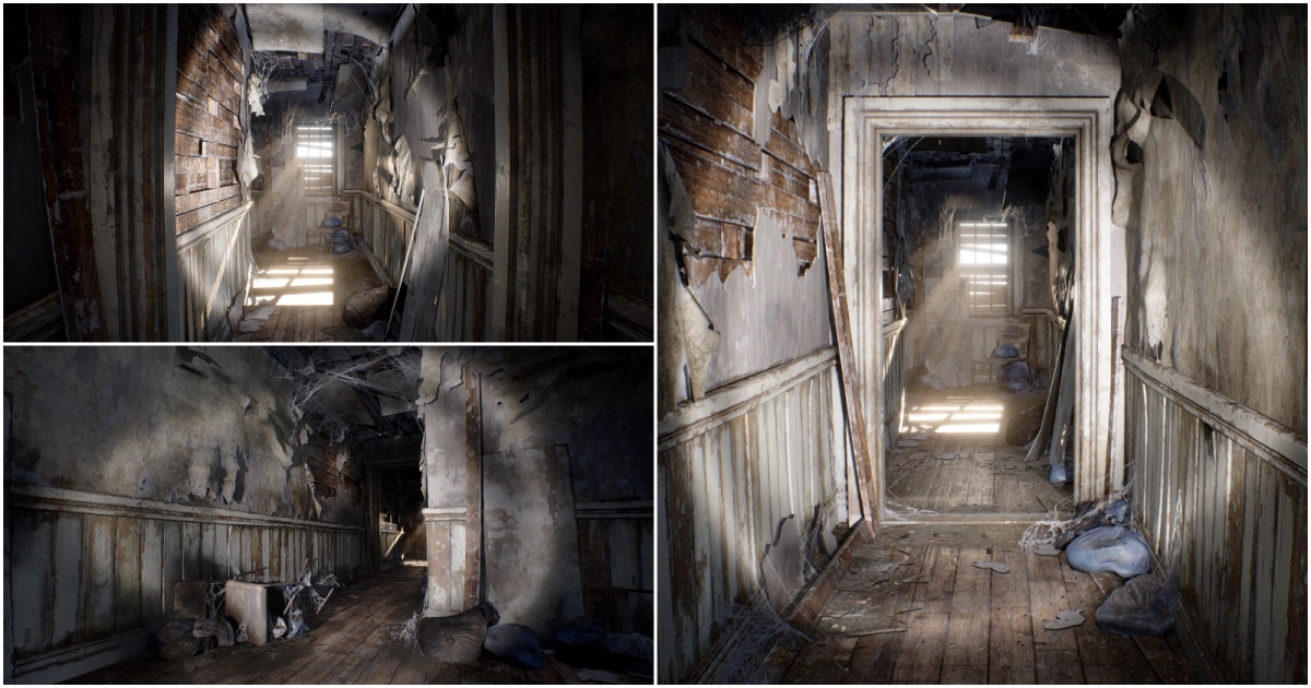 CG Supervisor at NSC Creative Ian Smith has demonstrated a dark, gloomy, and atmospheric environment titled the Condemned Hallway. According to the ar