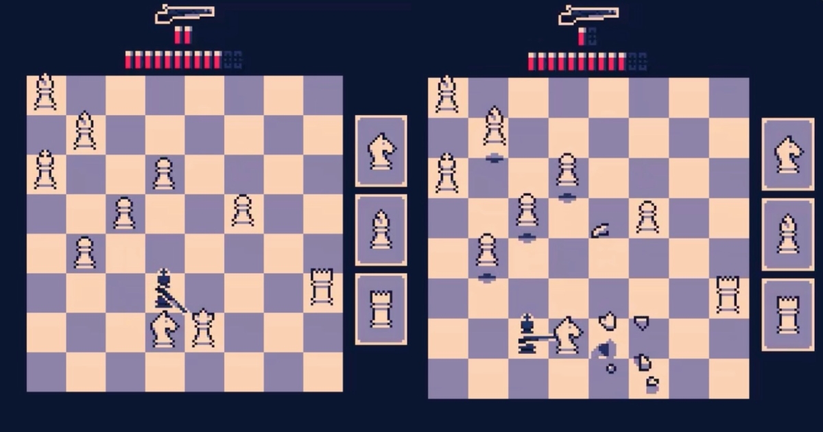 Shotgun King is roguelike chess with a shotgun