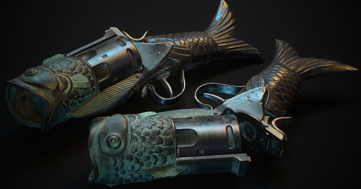 Check Out This Fish Gun Made in ZBrush, Maya & Substance 3D