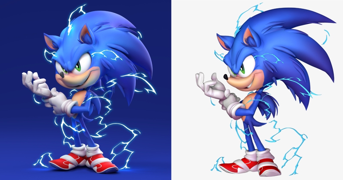 ArtStation - Sonic the hedgehog 3 promo