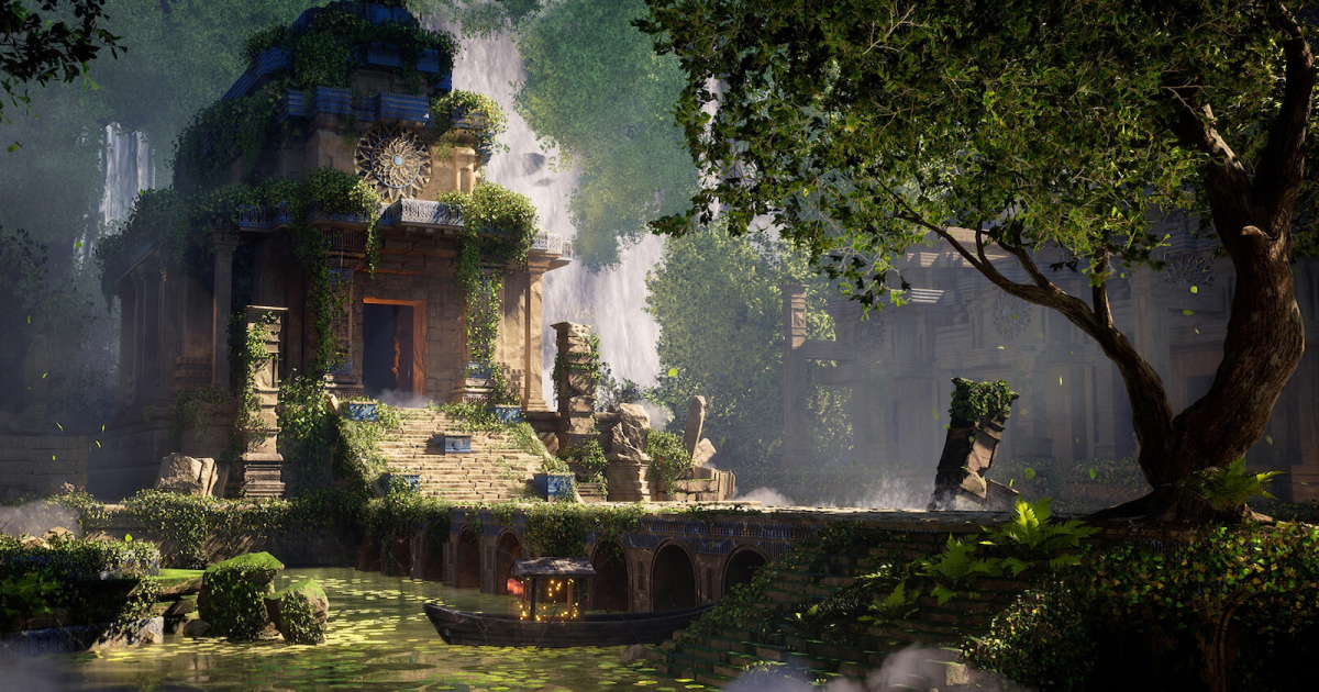 A Mayan-Inspired Temple Made in Unreal Engine 5