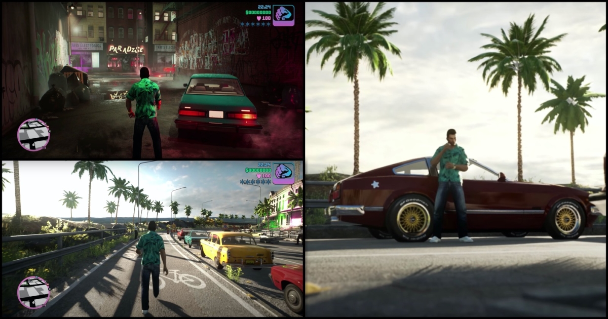 GTA Vice City é refeito na Unreal Engine 5 e ganha trailer