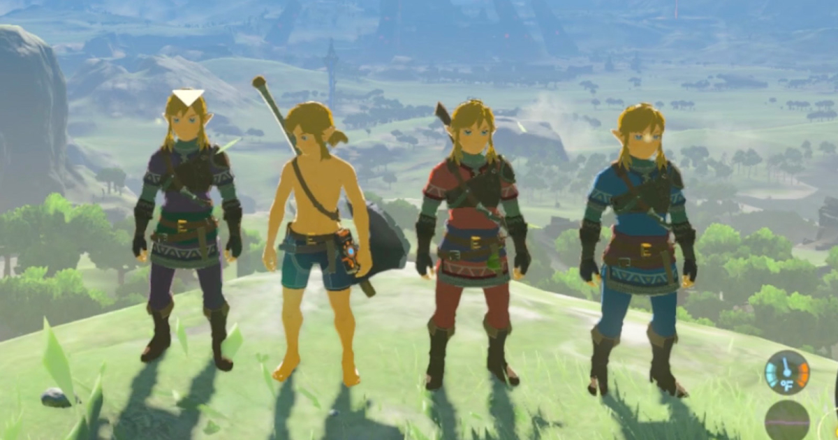 Zelda: Breath of the Wild split screen multiplayer mod shown in action