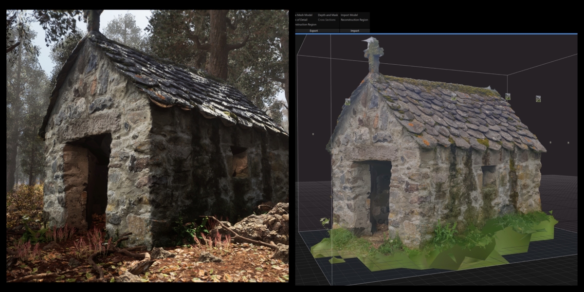 A Scene In UE5 Made With Photogrammetry Assets From RealityCapture