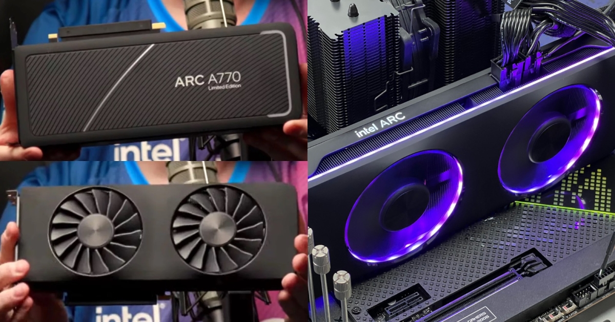 Intel Showcased Arc A770 Limited Edition GPU