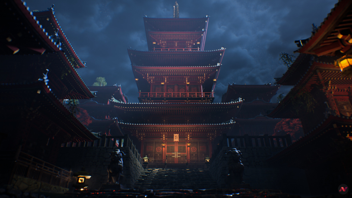 Hitokiri: A Project Created in Substance, Unreal Engine & 3ds Max