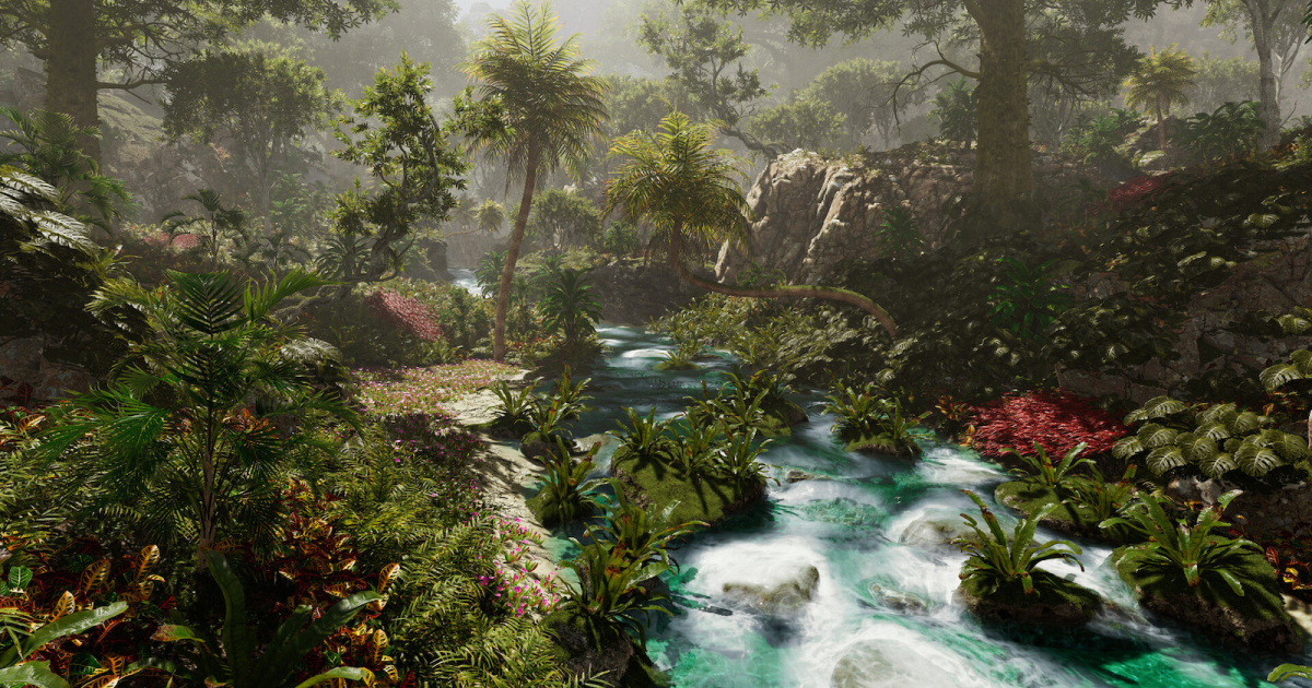 Creating A Horizon Forbidden West-Inspired Jungle Scene With UE5