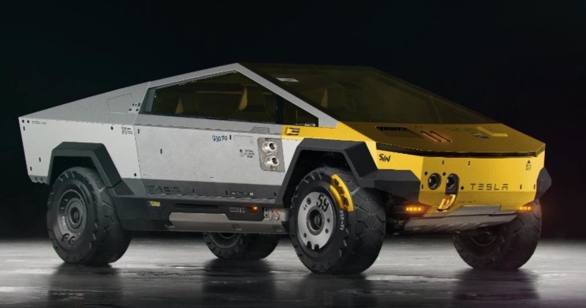 CD Projekt RED Reveals Tesla Cybertruck Design For Cyberpunk 2077