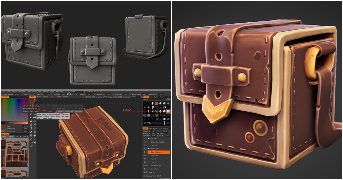 how to make a purse in zbrush