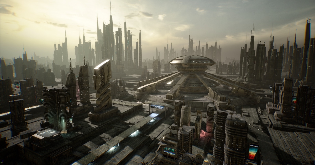 Joe Garth's Brushify Collection Gets a Sci-Fi Buildings Pack