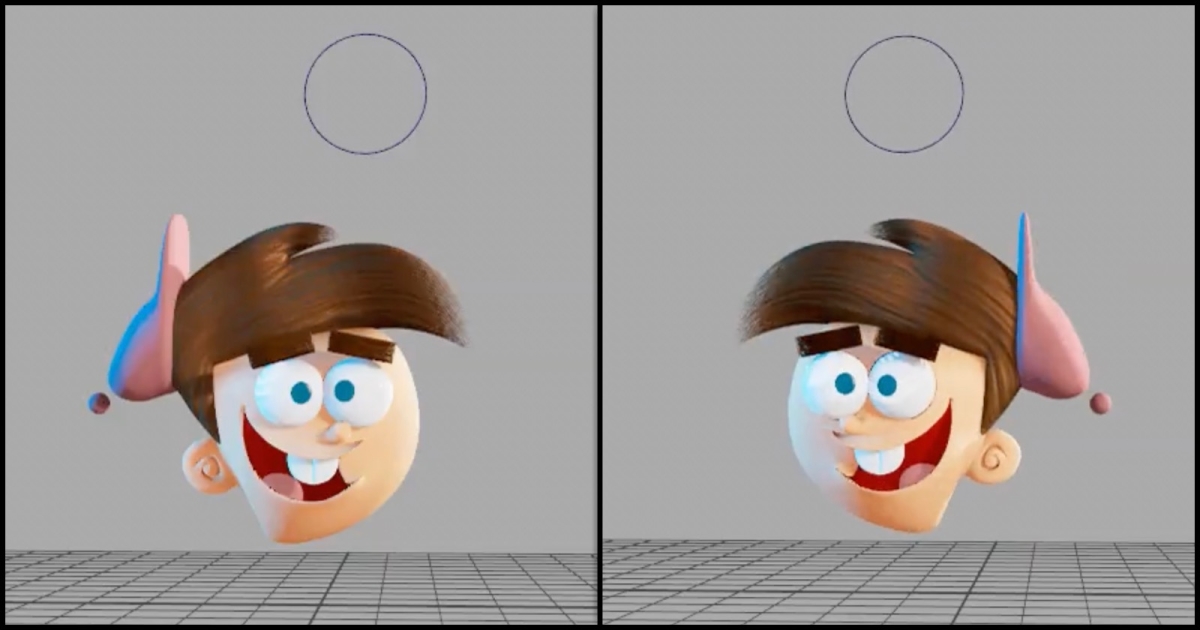 2.5D Head Turn Animation Set Up in Maya