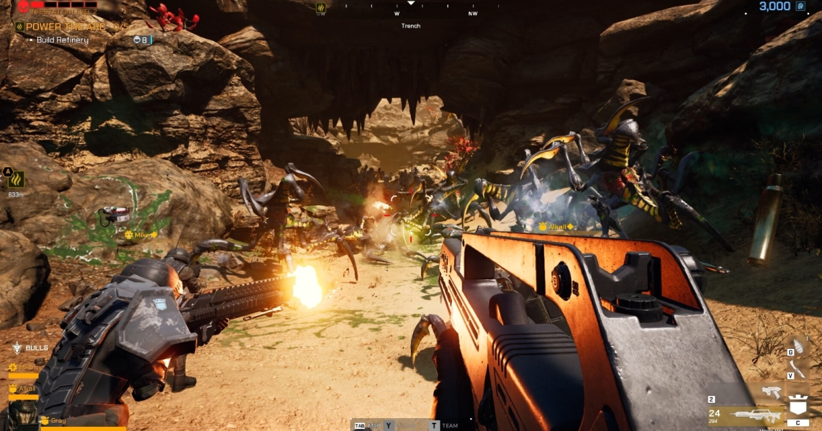 SquadBased FPS Starship Troopers Extermination Announced