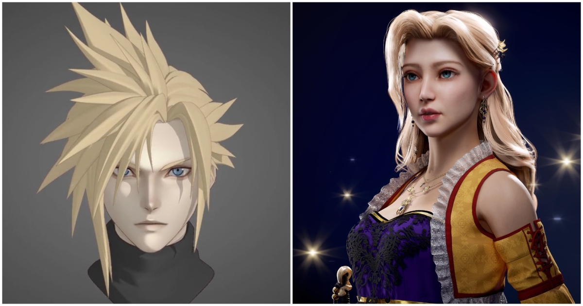 Final Fantasy Characters Recreated in 3D
