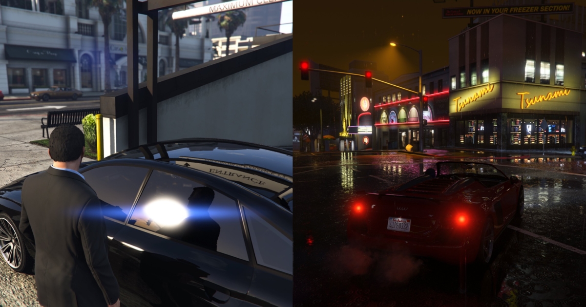 GTA V Ray Traced Reflections Look Really Good, Actually