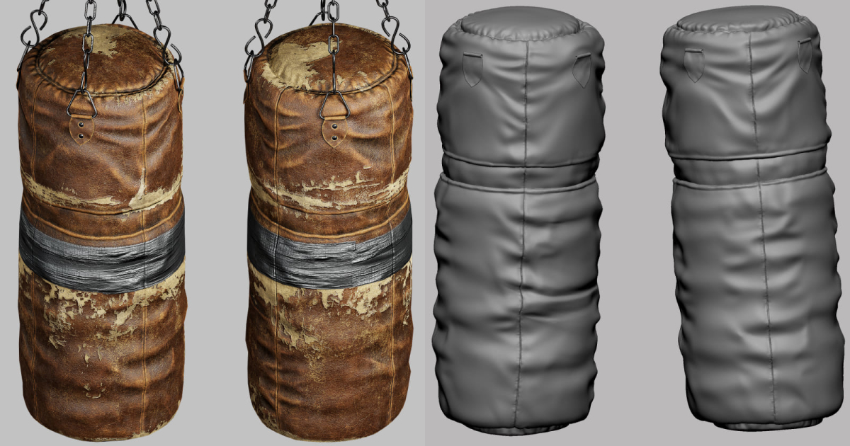 Creating a Realistic Punching Bag in ZBrush, Maya & Substance 3D