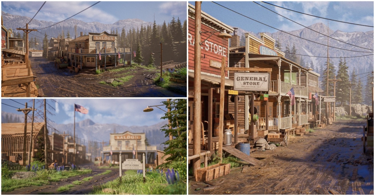 Western Town in Environments - UE Marketplace