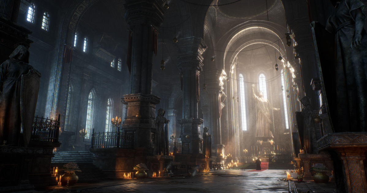 A Pack Of Assets For Ancient Cathedral Environments In Unreal Engine 5