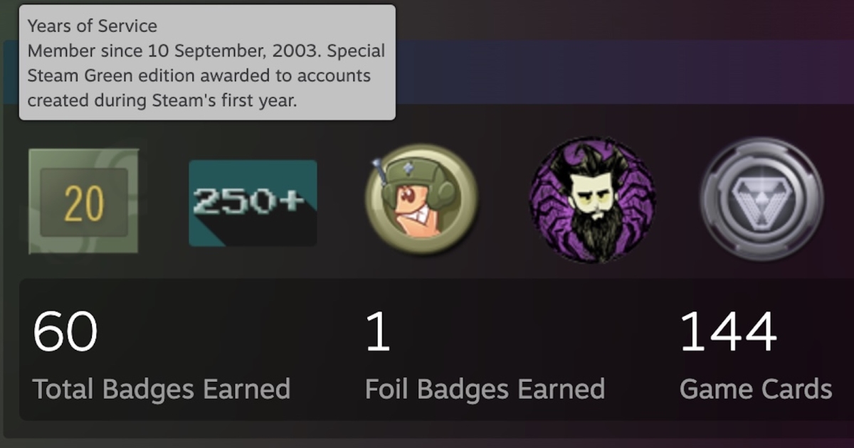 Valve launches Steam Badges on the service