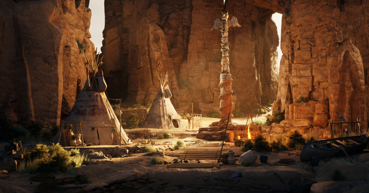 Learn How to Texture Native American Environment Using Substance 3D