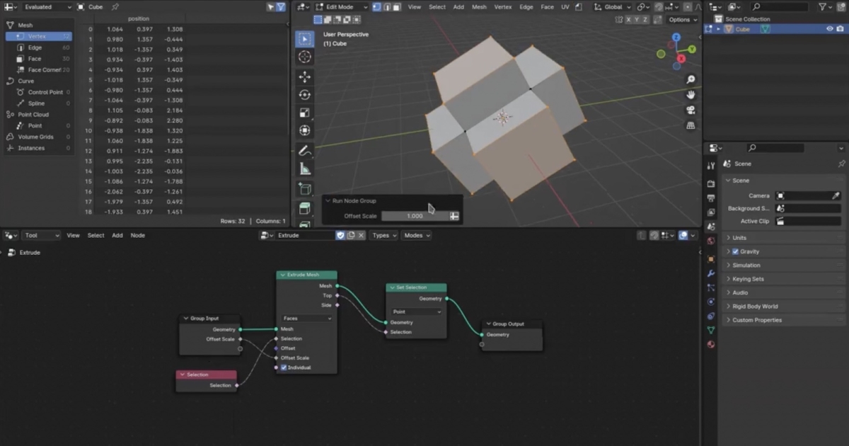Blender 4.0 Now Lets You Create Operators Using Geometry Nodes