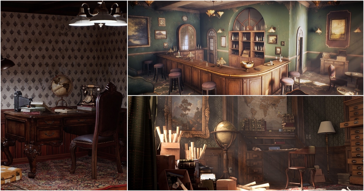 Get Huge Vintage Environment Bundle for Unreal Engine