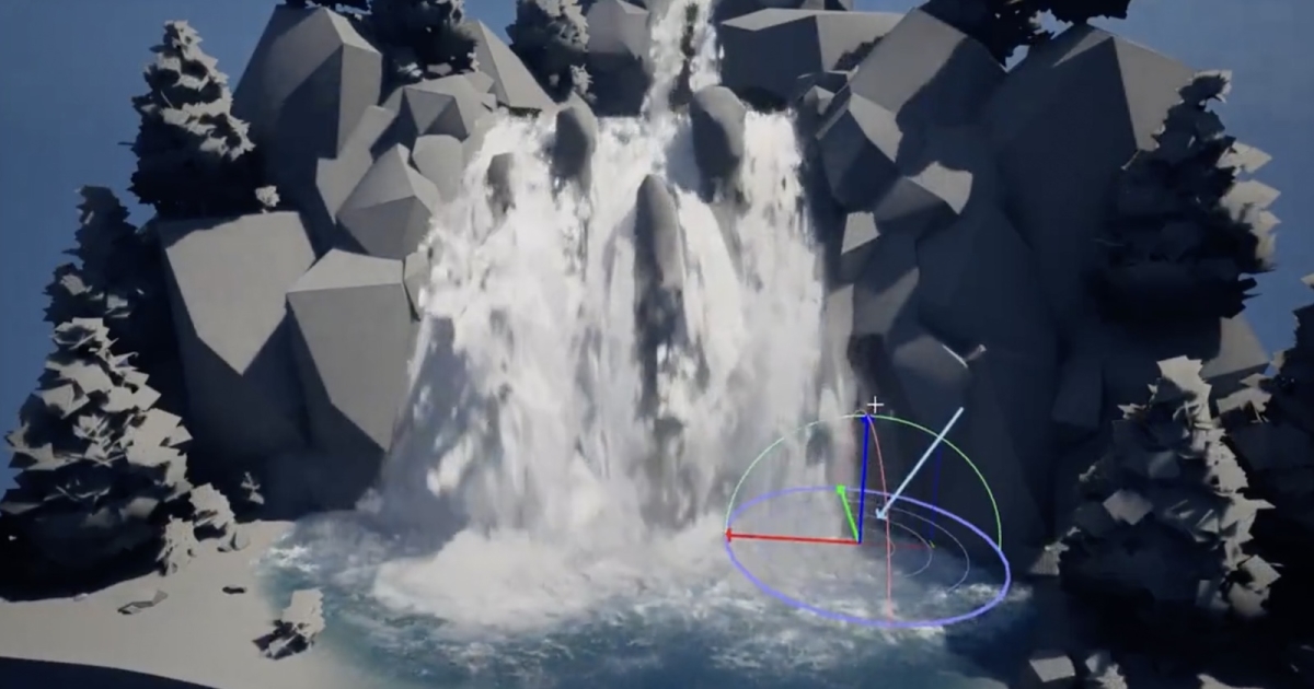 Check Out This Real-Time Procedural Waterfall Generator In UE5